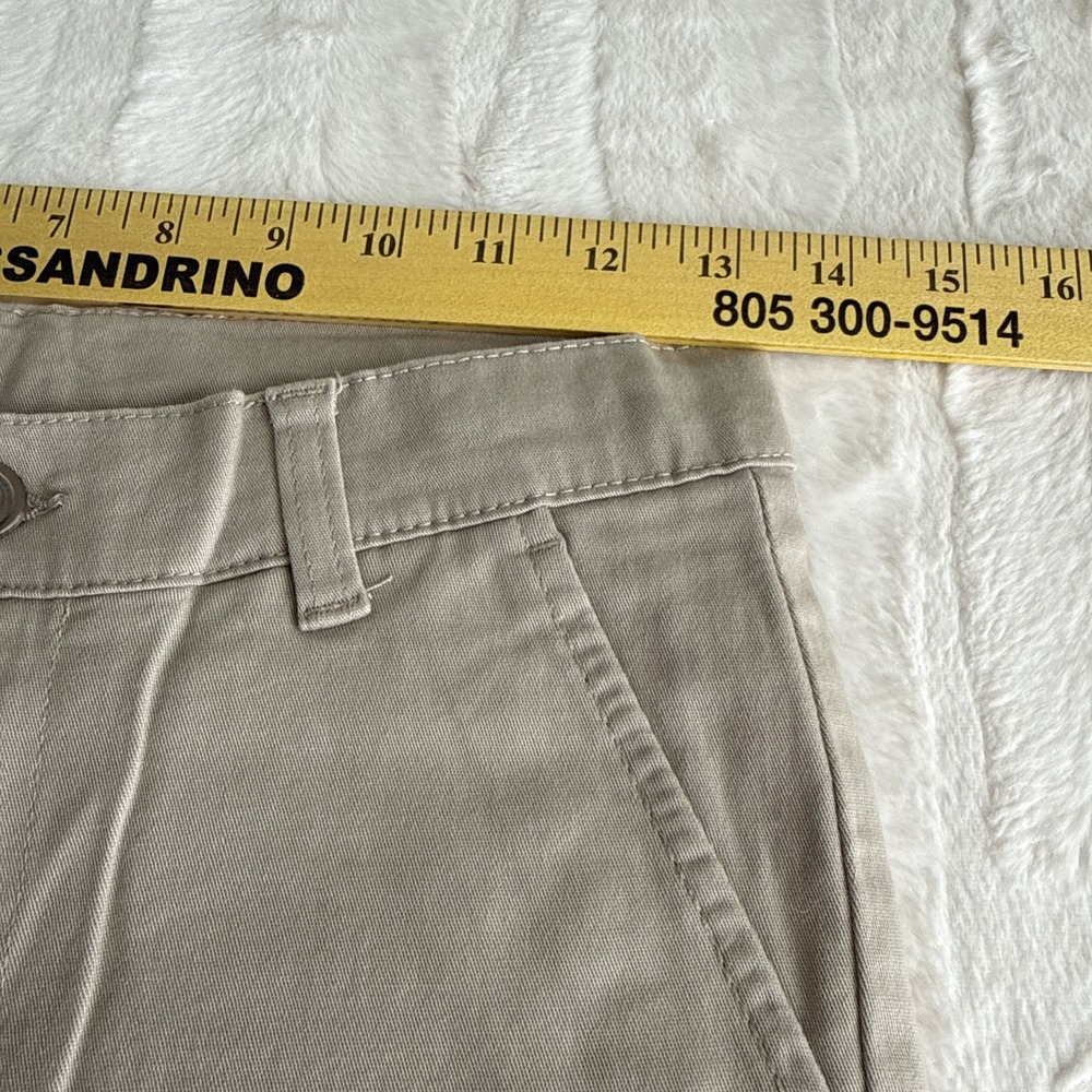 Izod Kids School Uniform Flat Front Adjustable Waist Easy Care Khaki Size 12 New - Picture 2 of 6
